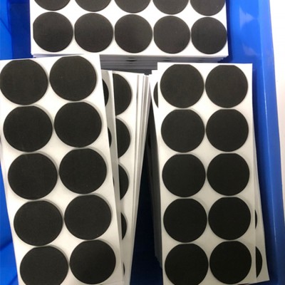 家具防滑泡棉墊片 防滑防震海綿墊片 黑色網格EVA泡棉膠墊
